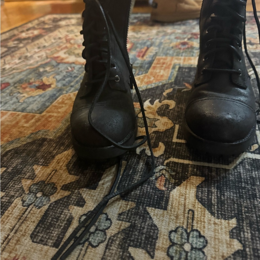 UGG Black Combat Boots